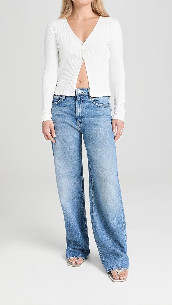 MOTHER Petite Lil Dodger Sneak Jeans | Shopbop Product Image