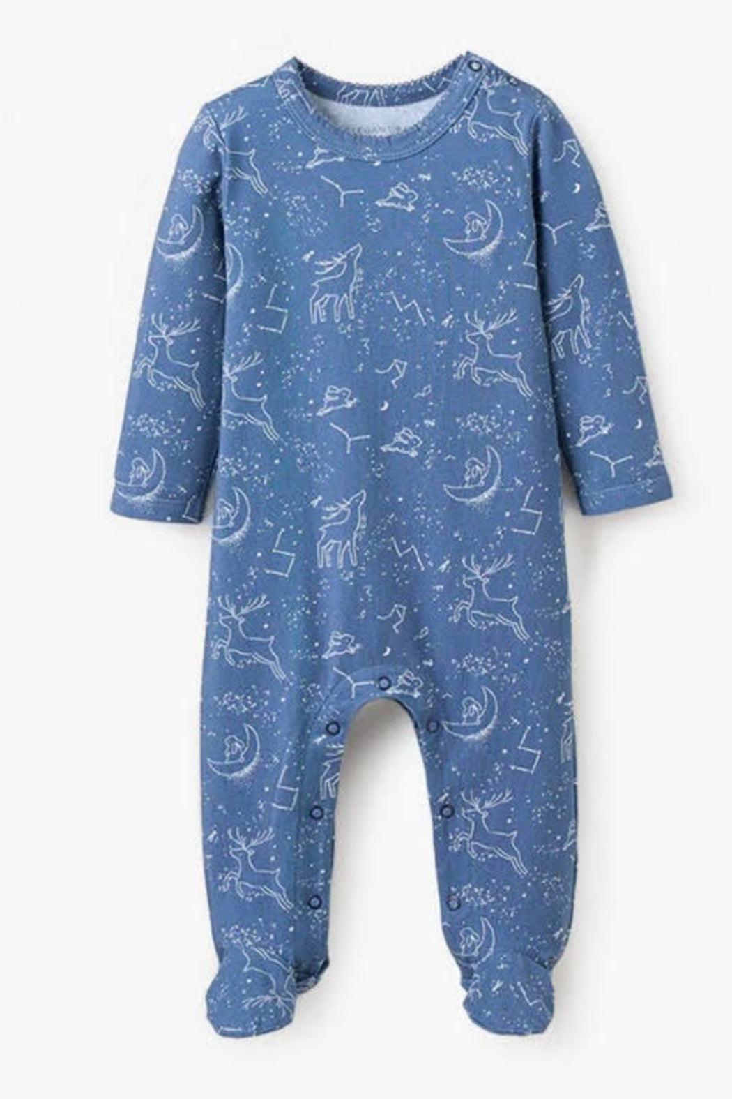 Printed Organic Cotton Jumpsuit I piece Footed Snaps Female Product Image