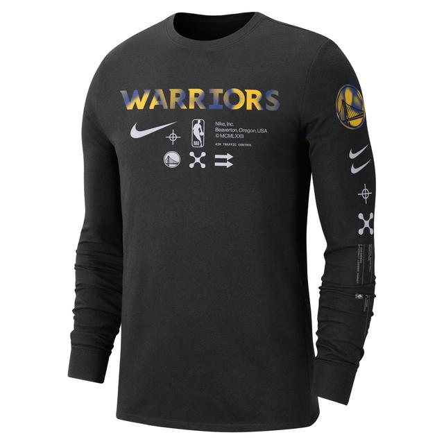 Golden State Warriors Nike Men's NBA Long-Sleeve T-Shirt Product Image