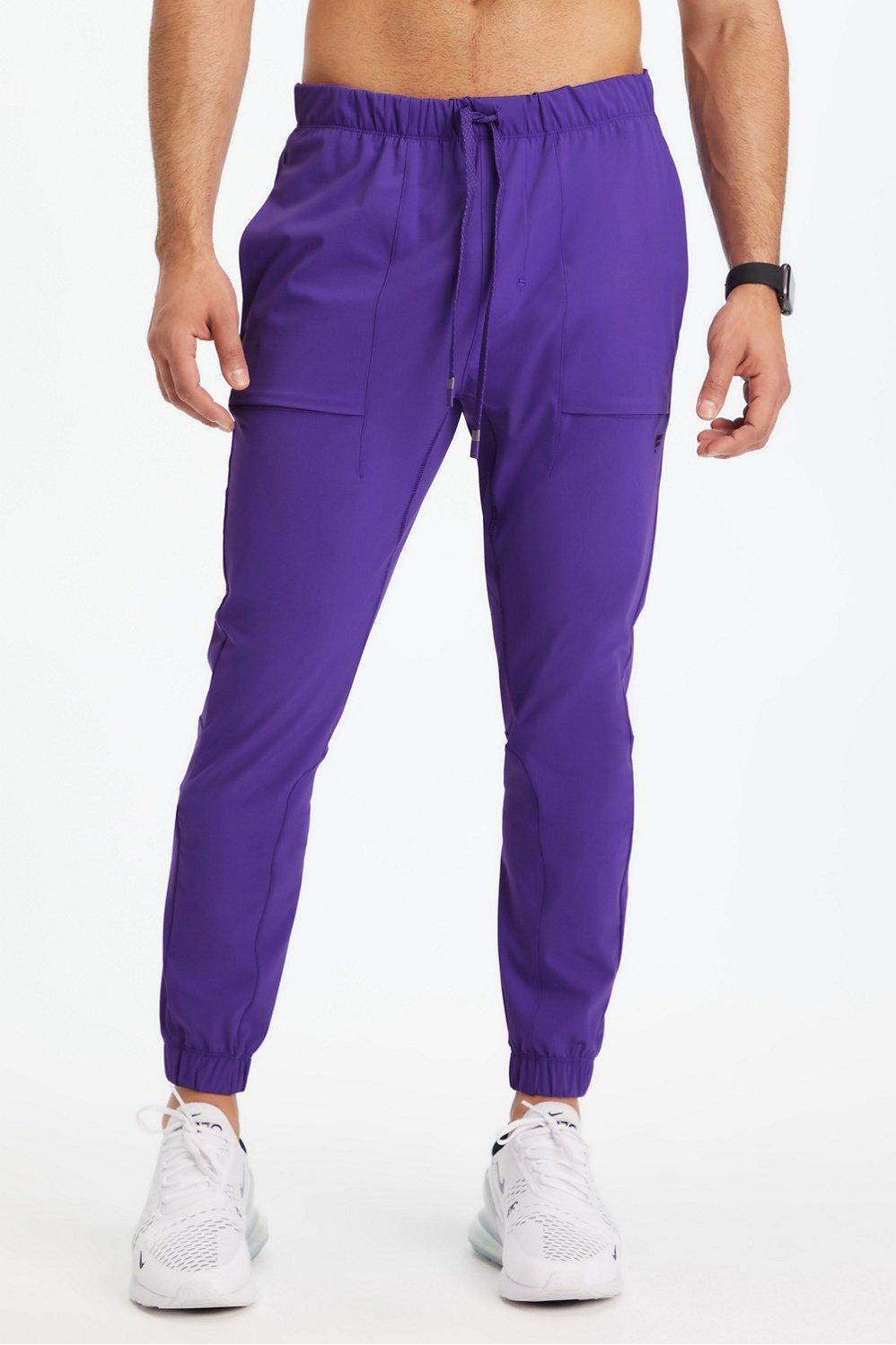 Fabletics Men The One Jogger male Plum Royal Size L Product Image