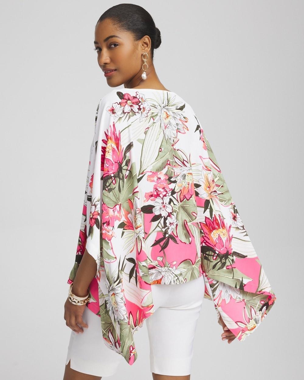 Floral Poncho Product Image