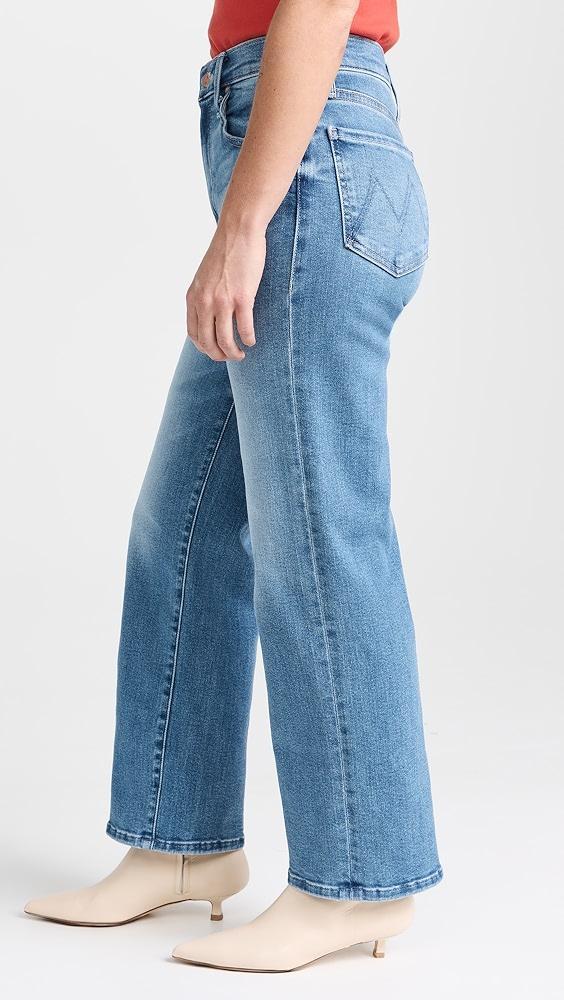 MOTHER Petite Lil Zip Rambler Flood Jeans | Shopbop Product Image