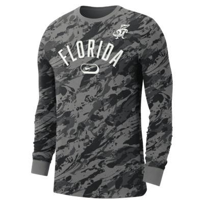 Florida Men's Nike College Crew-Neck Long-Sleeve T-Shirt Product Image