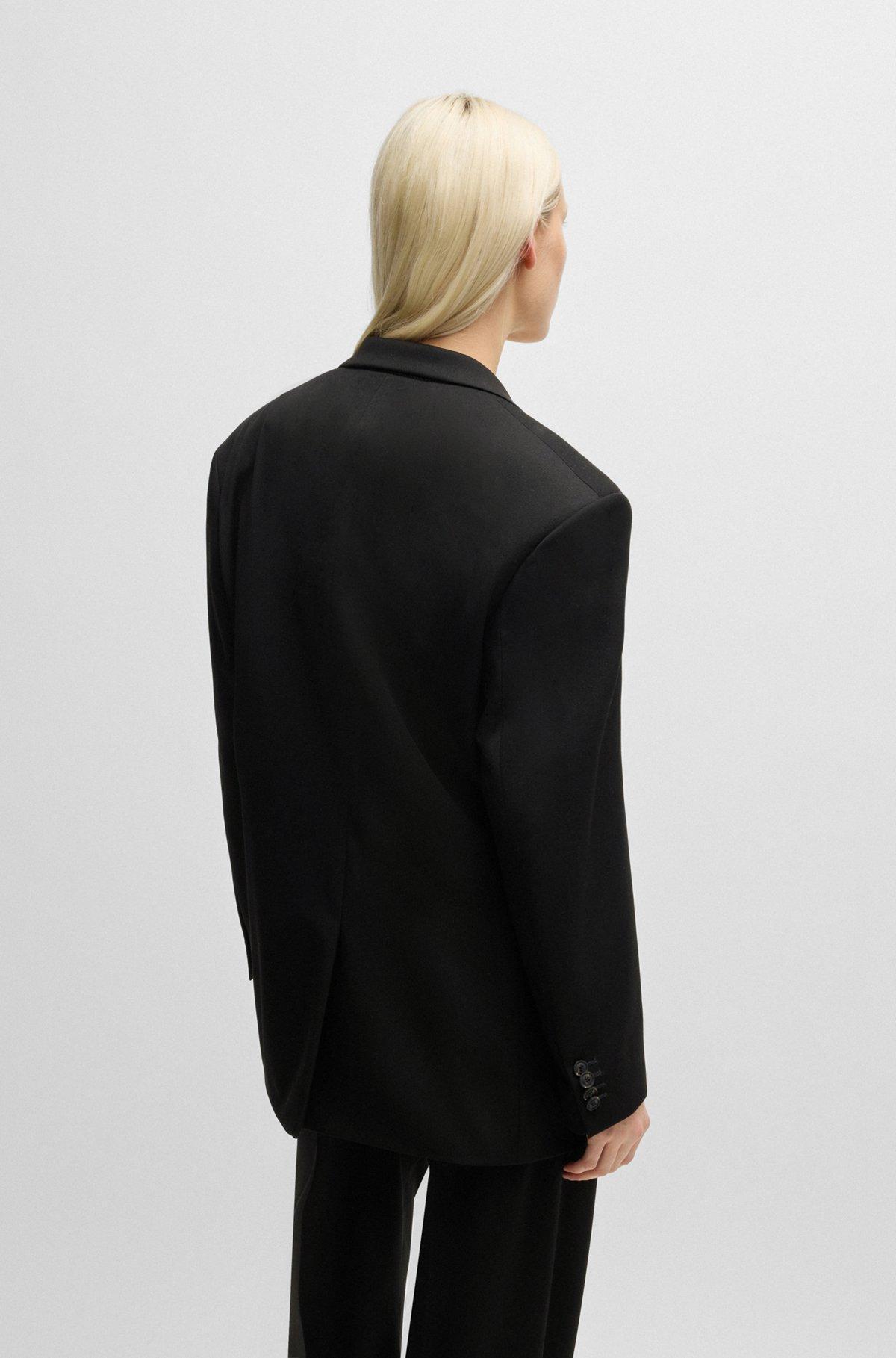 Modern-fit all-gender jacket in stretch fabric Product Image