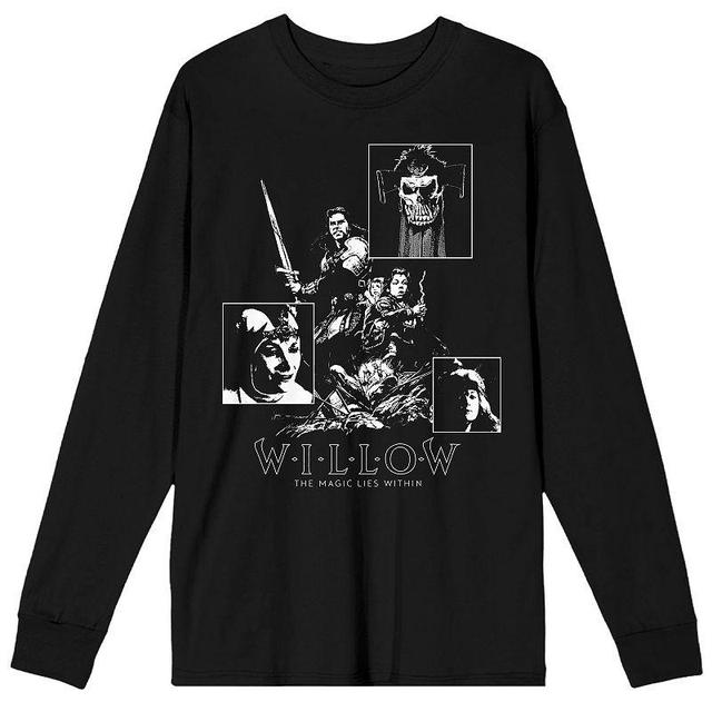 Mens Willow & White Collage Long Sleeve Tee Product Image