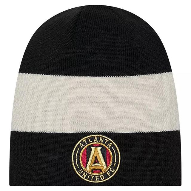 Mens New Era Black Atlanta United FC 2024 Kick Off Collection Knit Beanie Product Image