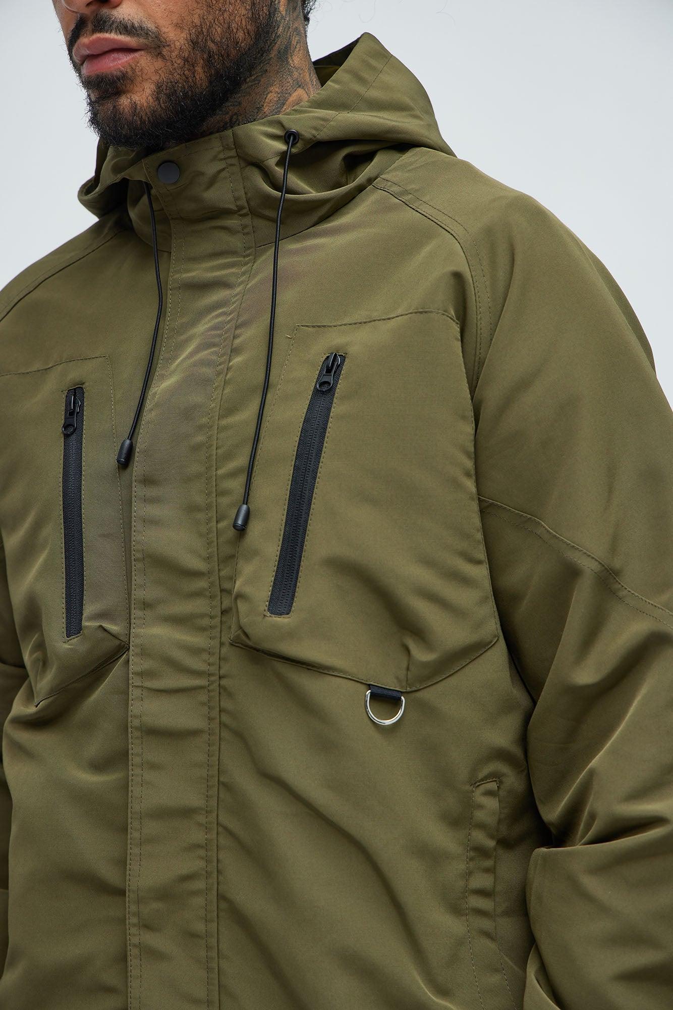 Go Wild Lightweight Anorak Jacket - Olive Product Image