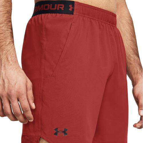 Under Armour Mens Under Armour Vanish Woven 6 Shorts - Mens Earthen Orange/Black Product Image