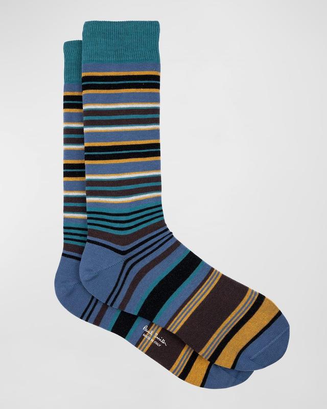 Mens Darby Stripe Crew Socks Product Image