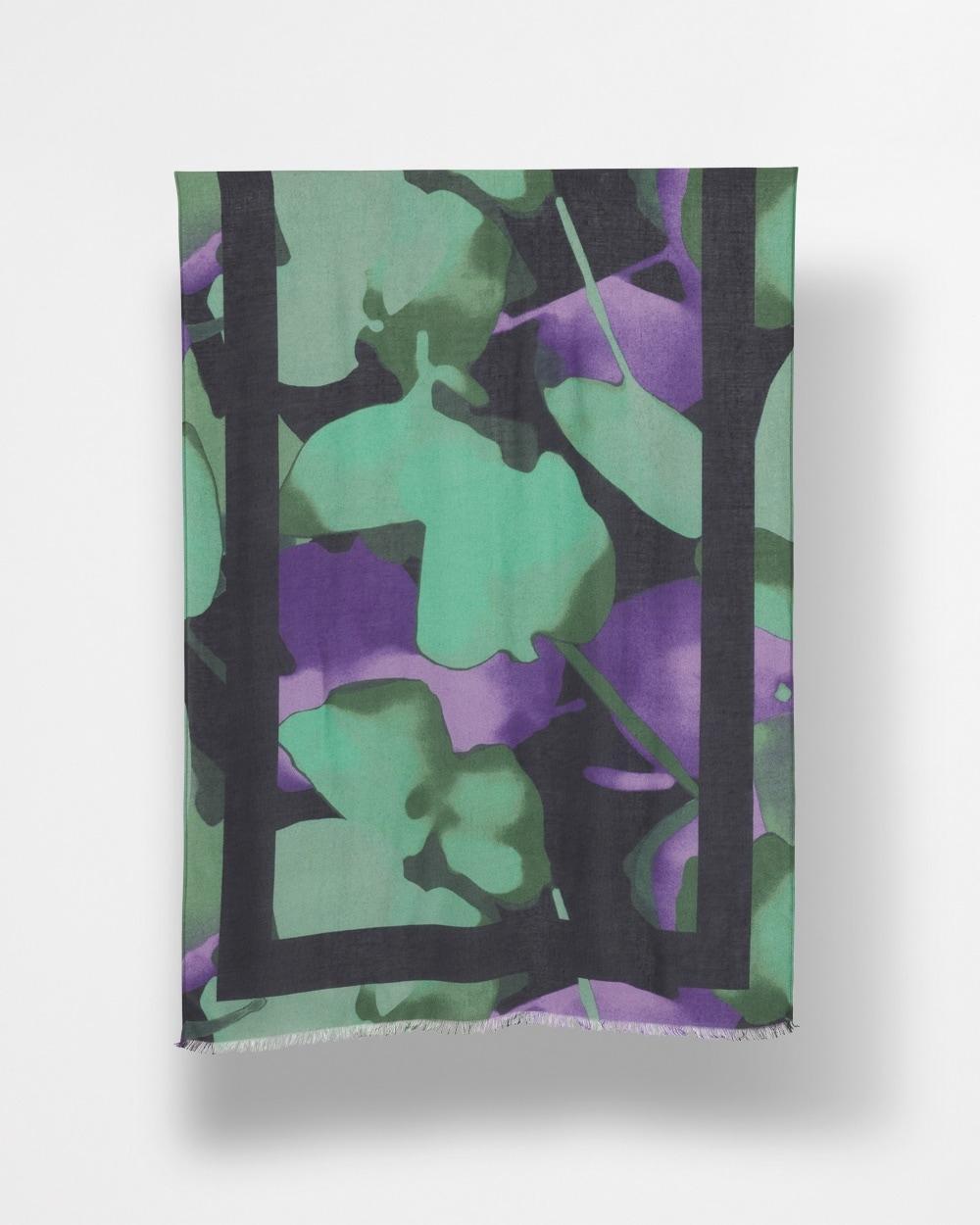 Floral Watercolor Oblong Scarf Product Image