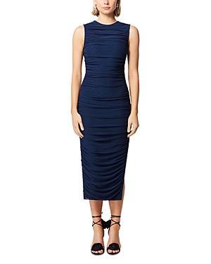 Elliatt Debbi Sleeveless Ruched Midi Cocktail Dress Product Image