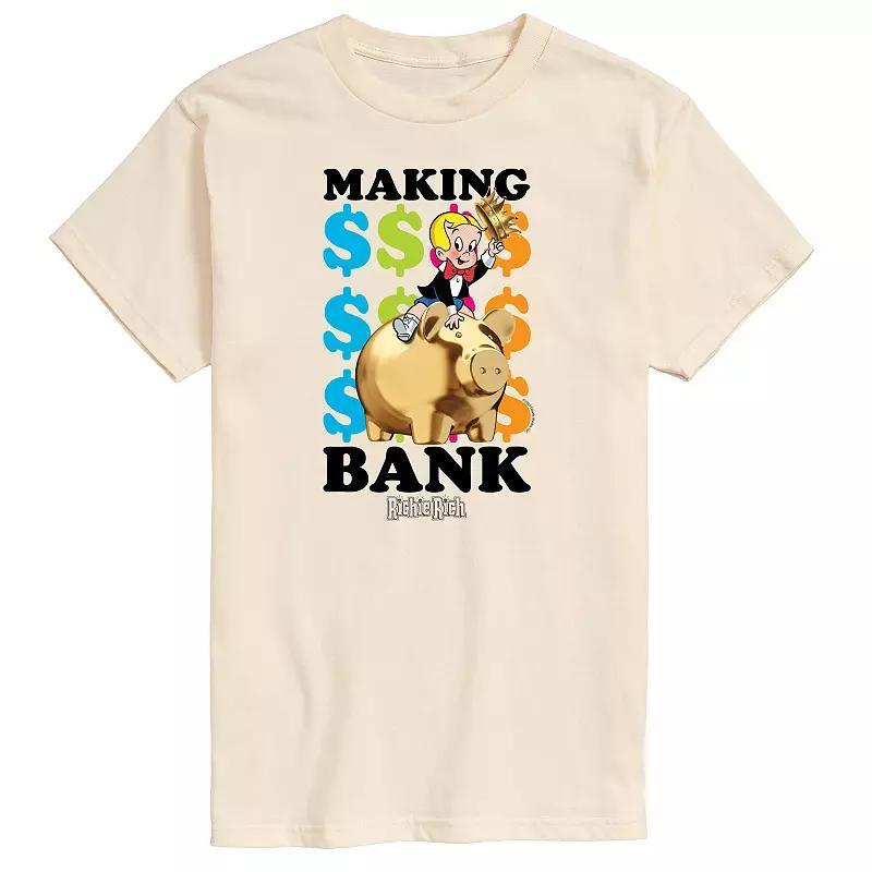 Mens Richie Rich Making Bank Graphic Tee Product Image