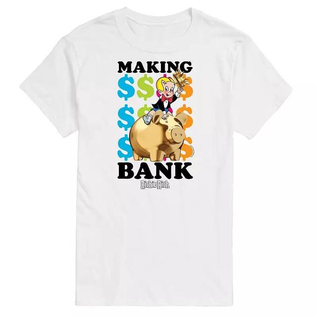 Big & Tall Richie Rich Making Bank Graphic Tee, Mens Product Image