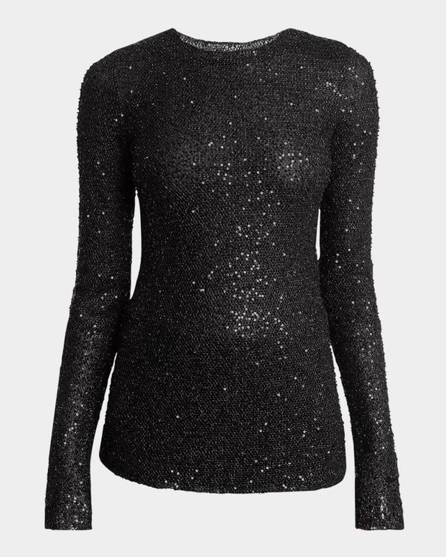 Sophie Long-Sleeve Sequin Top Product Image