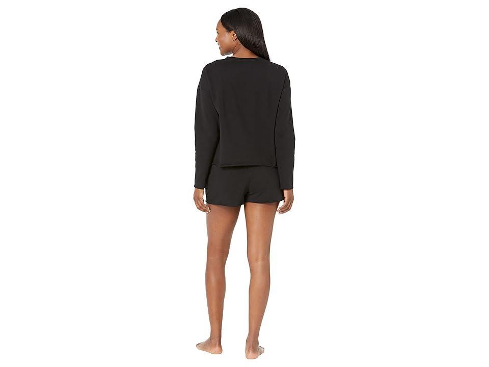 DKNY Long Sleeve Top Boxer Sleep Set Women's Clothing Product Image