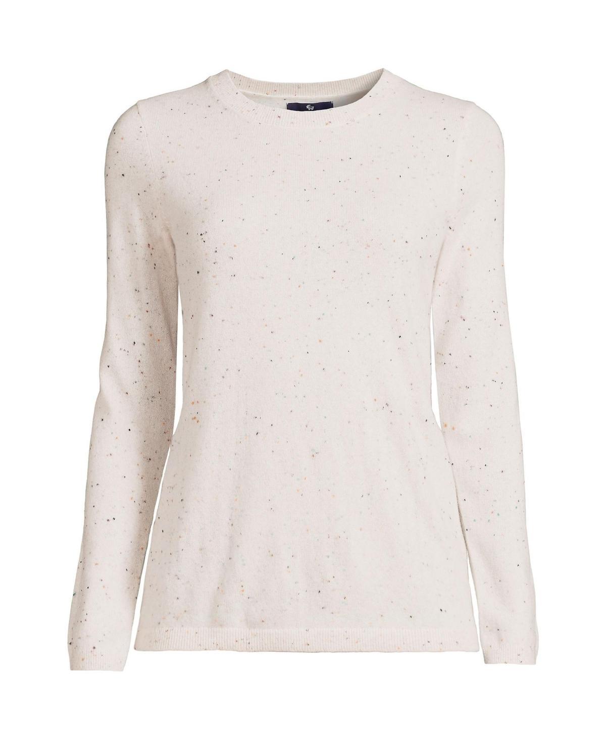 Womens Lands End Crewneck Cashmere Sweater Product Image