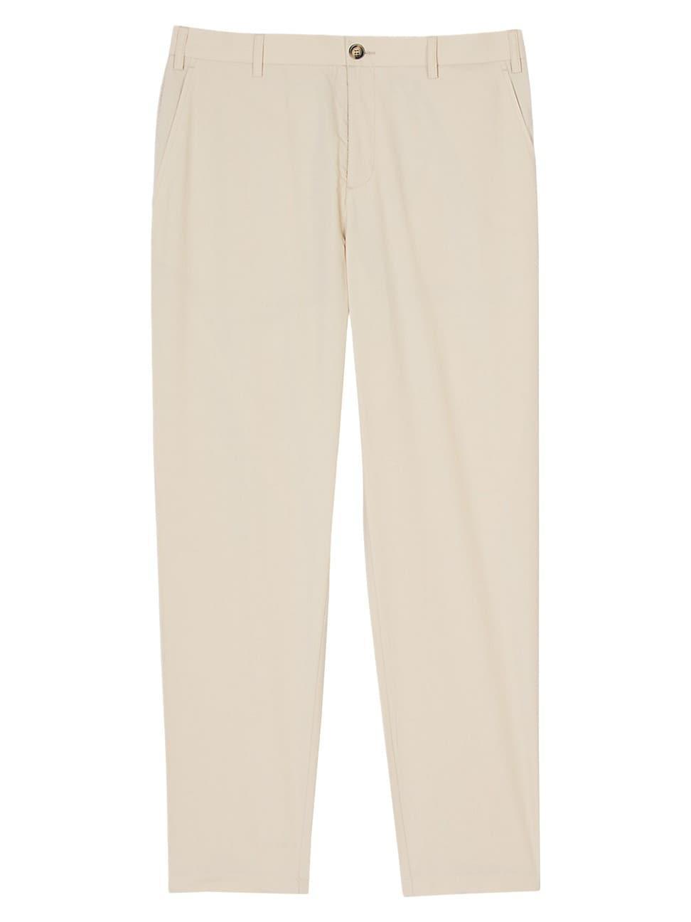 Mens Cotton Carrot-Cut Trousers Product Image