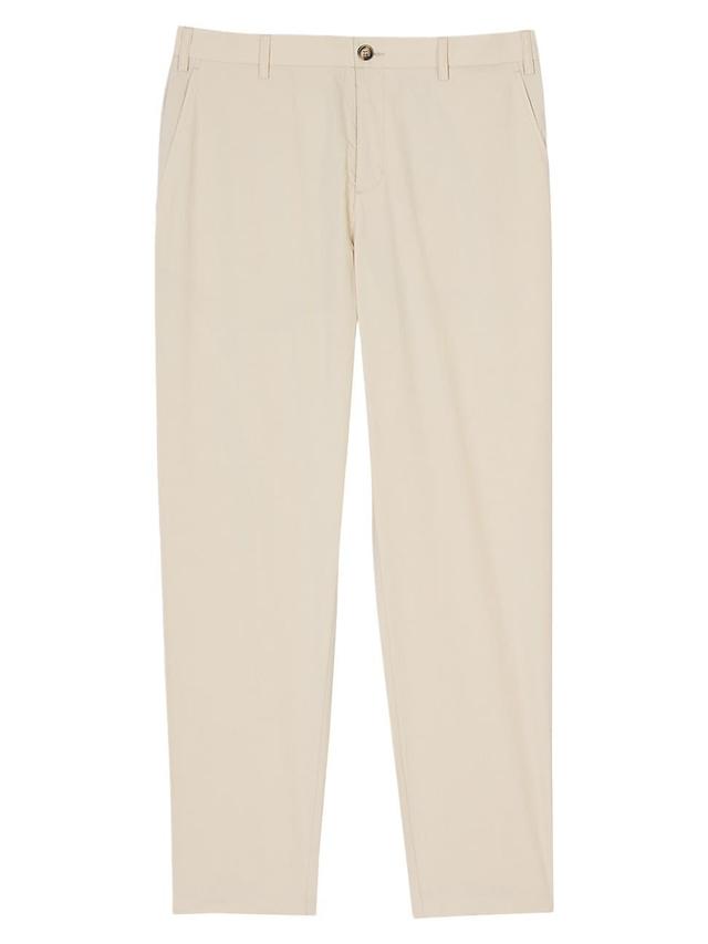 Mens Cotton Carrot-Cut Trousers Product Image