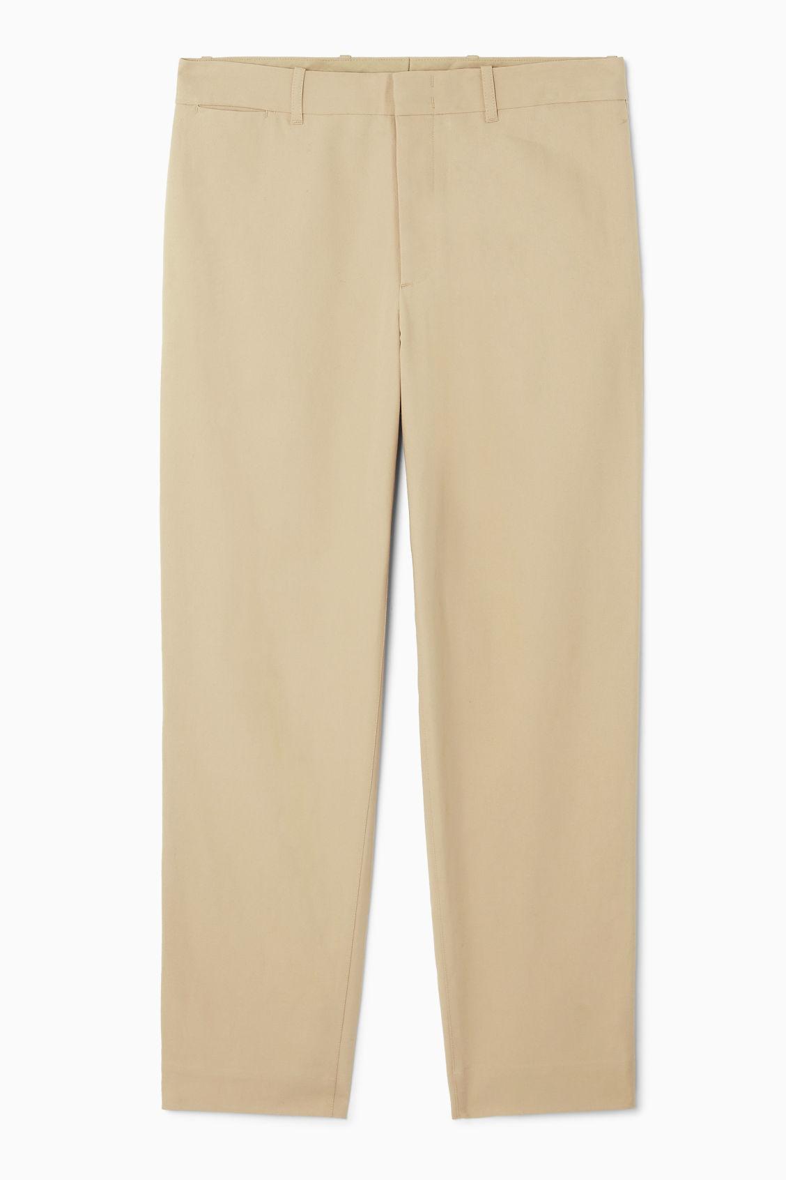 Mens Linen-Blend Prepster Flat Front Pants Product Image