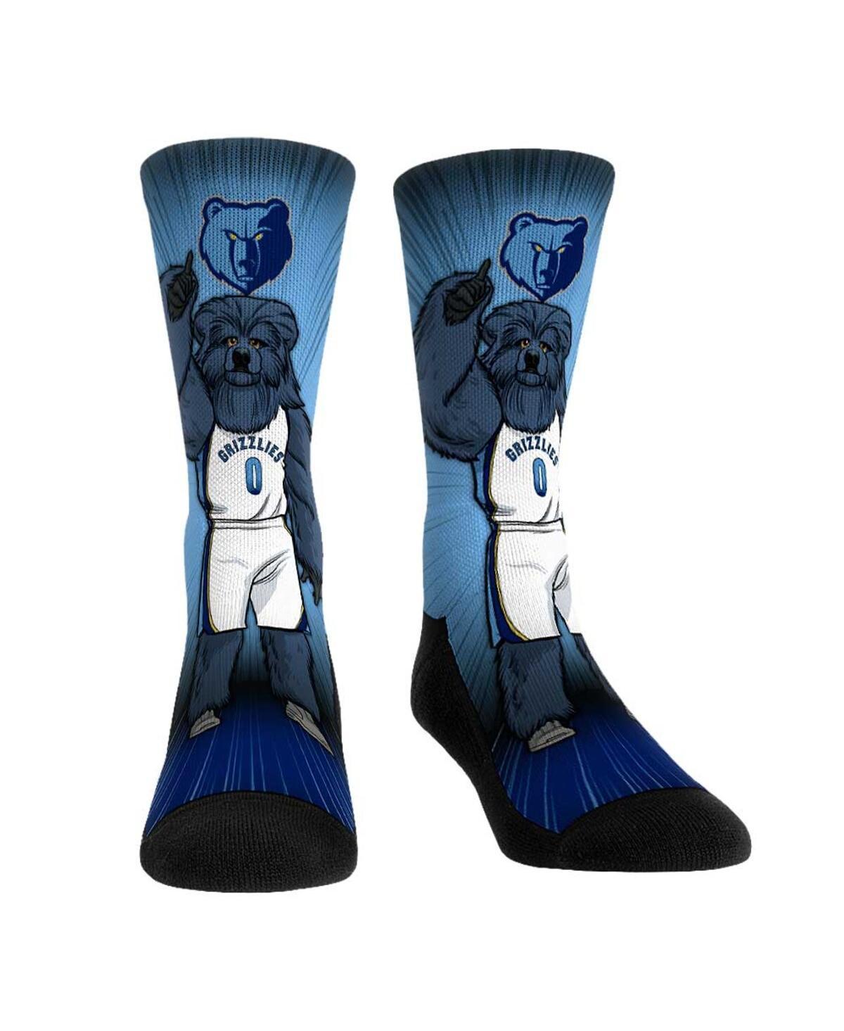 Rock Em Socks Memphis Grizzlies Mascot Pump Up Crew Socks, Mens Product Image