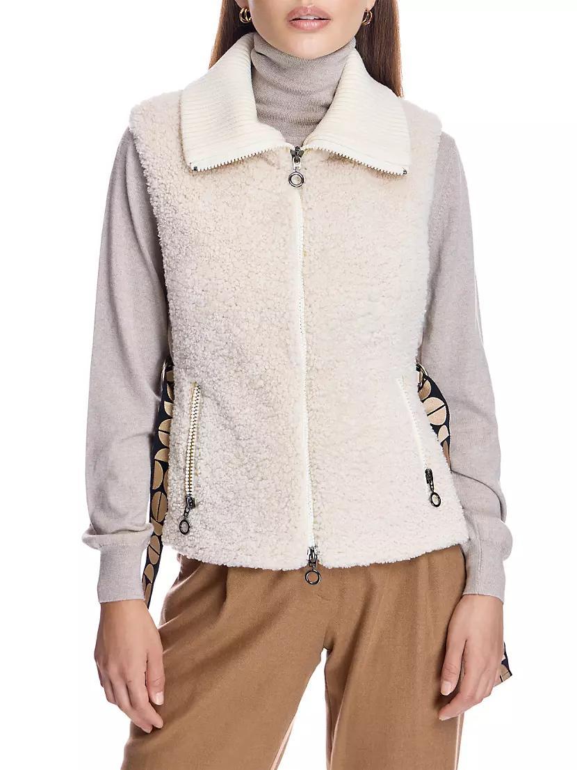 Shearling Lamb & Quilted Shell Vest Product Image