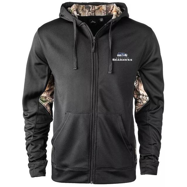 Mens Dunbrooke /Realtree Camo Seattle Seahawks Decoy Tech Fleece Full-Zip Hoodie Product Image