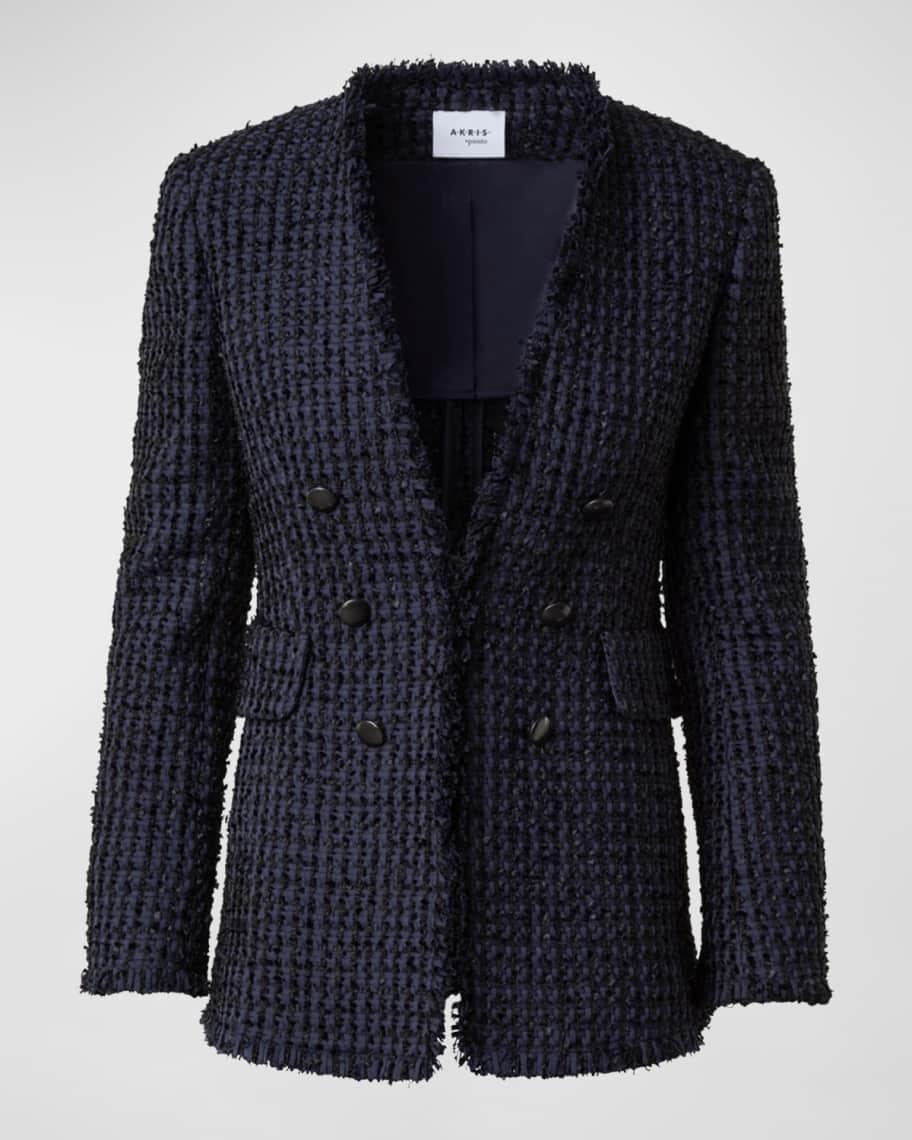  Chunky Tweed Fringe Jacket Product Image