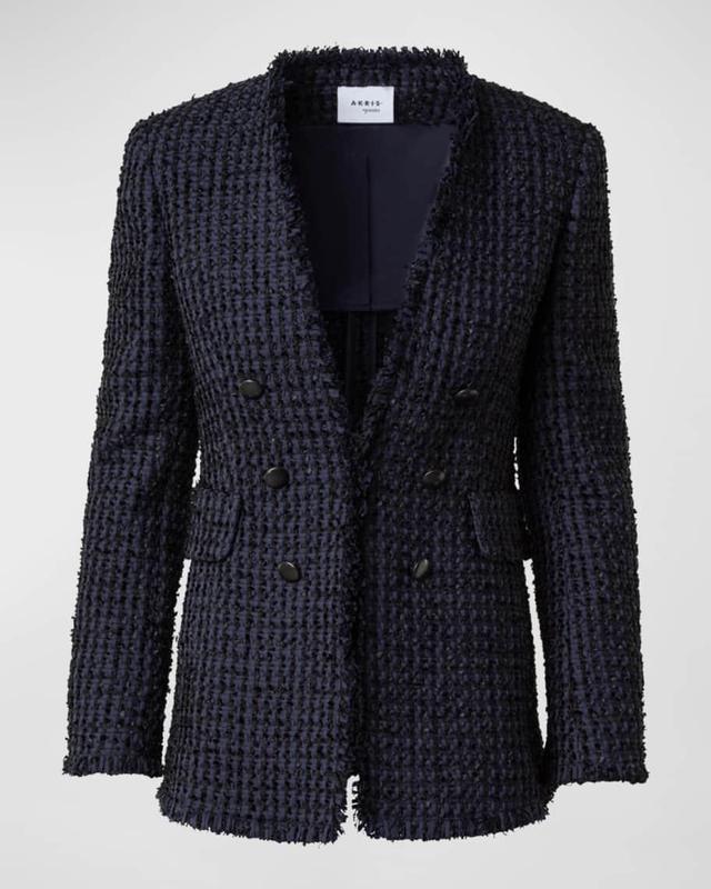  Chunky Tweed Fringe Jacket Product Image