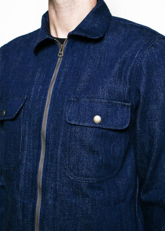 Field Jacket // Indigo Knit Denim Product Image