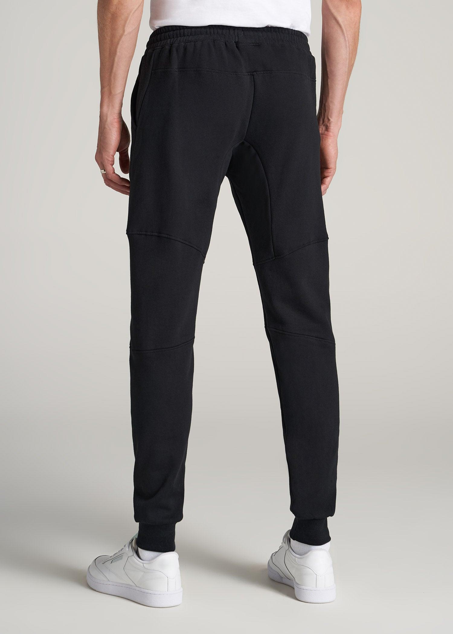 Wearever Fleece Joggers for Tall Men in Black Product Image