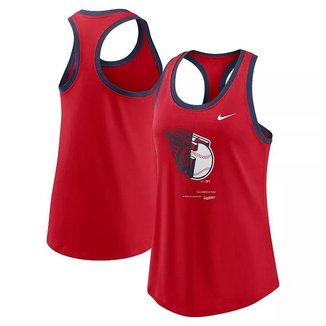 Womens Nike Red Cleveland Guardians Tech Tank Top Product Image