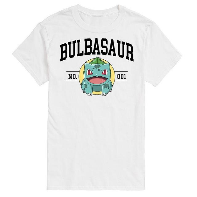 Big & Tall Pokemon Bulbasaur Collegiate Graphic Tee, Mens Product Image