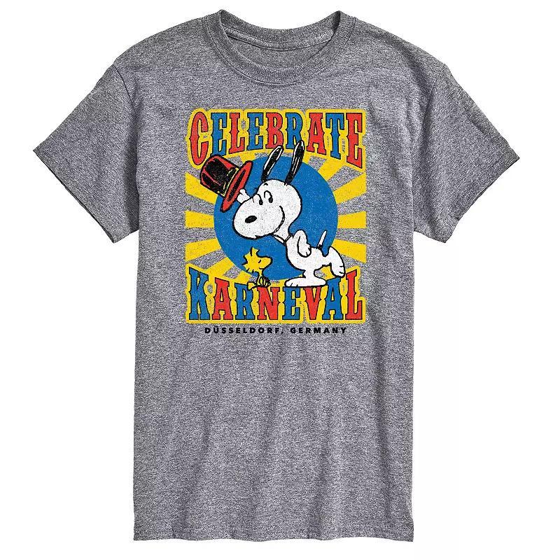 Big & Tall Peanuts Karneval Celebrate Snoopy Graphic Tee, Mens Product Image