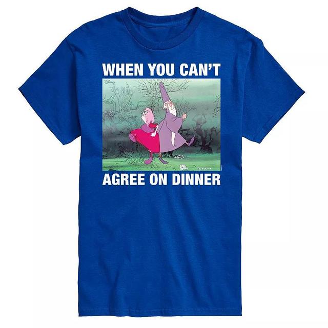 Disneys The Sword in the Stone Mens When You Cant Agree On Dinner Meme Graphic Tee Product Image