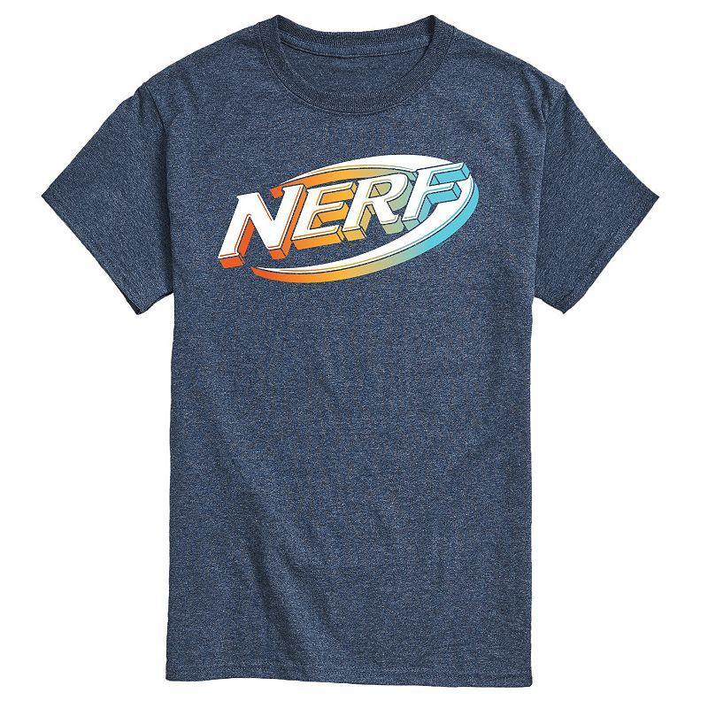 Mens Nerf 3D Logo Graphic Tee Med Blue Product Image