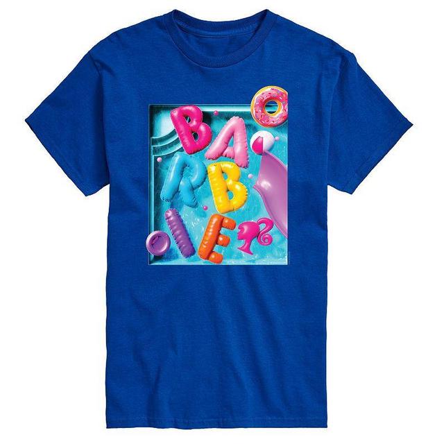 Big & Tall Barbie Dream Summer Pool Floaties Graphic Tee, Mens Product Image