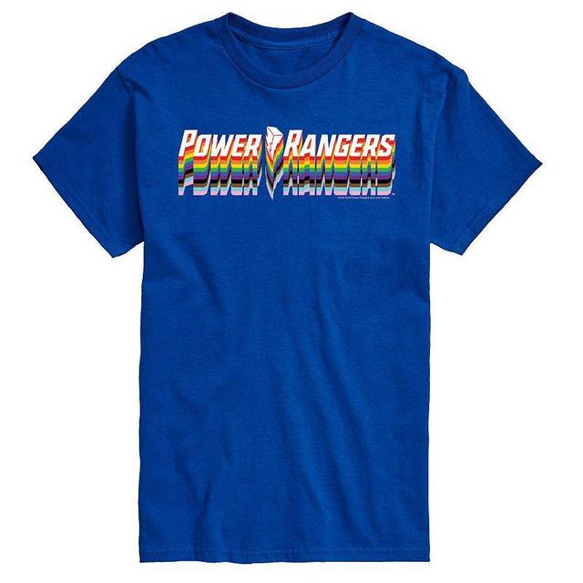 Mens Power Rangers Pride Logo Graphic Tee Product Image