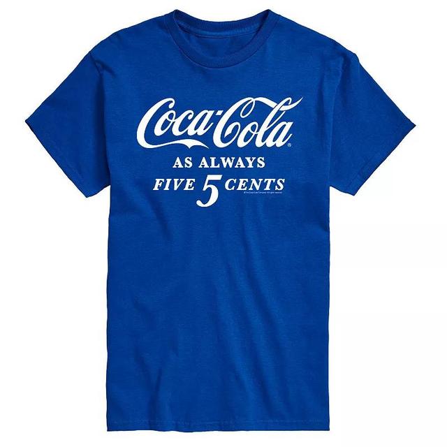 Mens Coca-Cola As Always Five Cents Graphic Tee Product Image