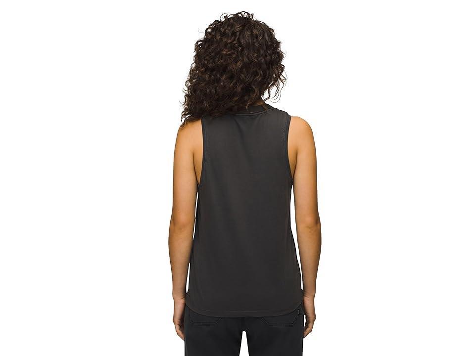 Prana Everyday Vintage Washed Tank (Charcoal) Women's Clothing Product Image