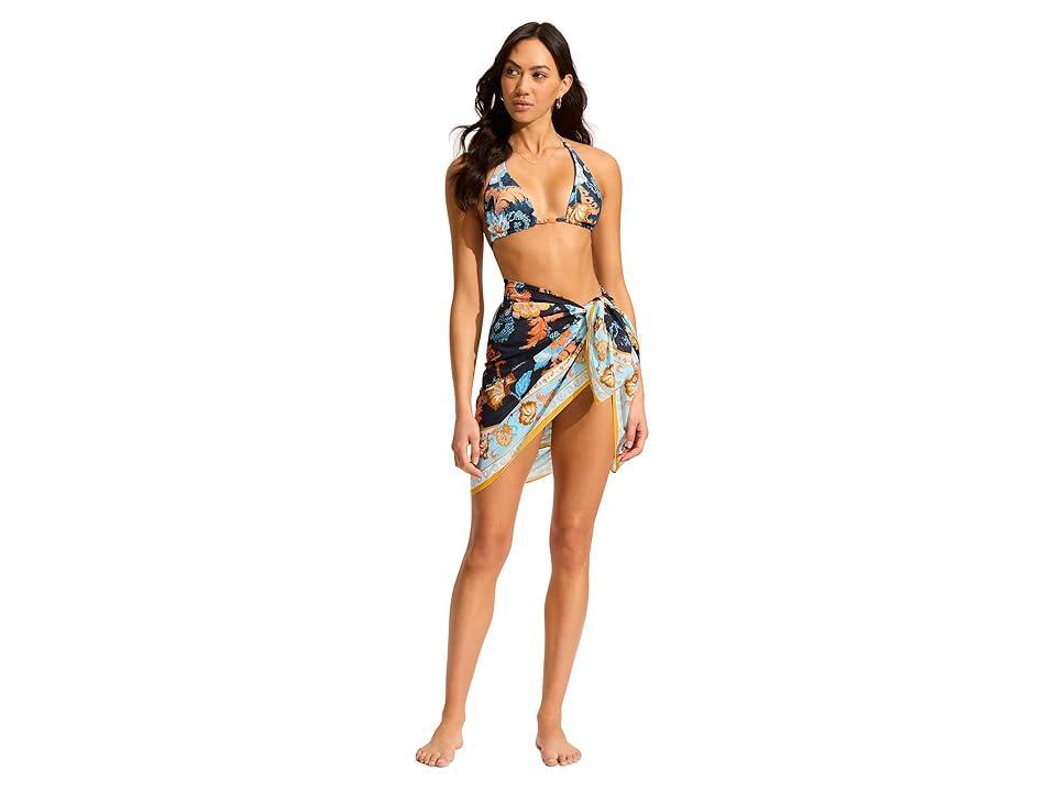 Seafolly Spring Festival Sarong (True ) Women's Swimwear Product Image