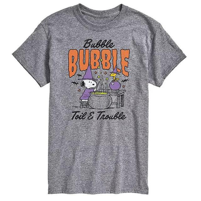 Mens Peanuts Bubble, Bubble, Toil & Trouble Graphic Tee Product Image