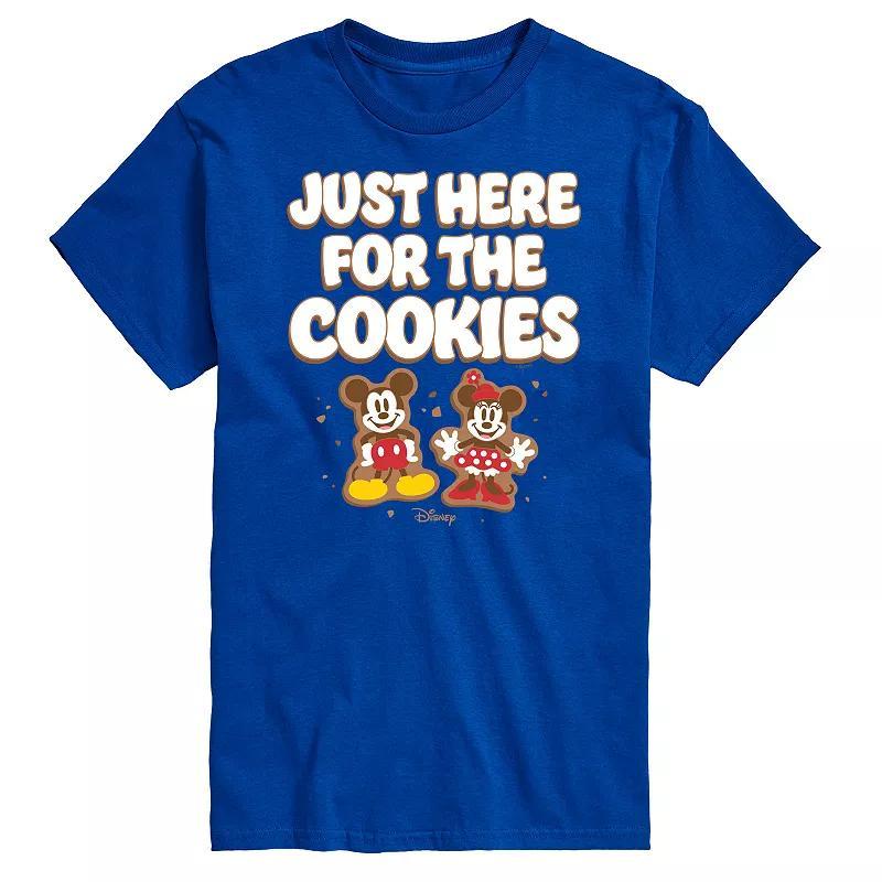 Disneys Big & Tall Just Here For The Cookies Graphic Tee, Mens Product Image