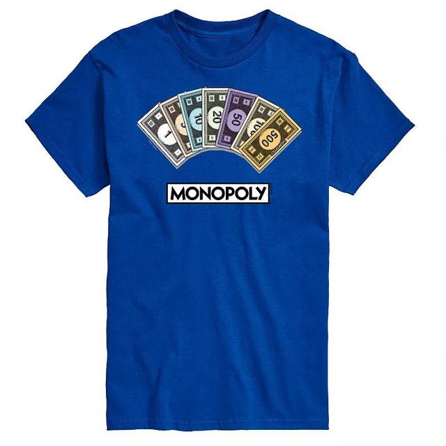 Big & Tall Monopoly Money Stack Graphic Tee, Mens Product Image