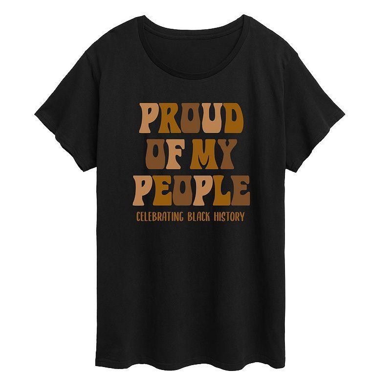 Plus Proud Of My People Graphic Tee, Womens Product Image