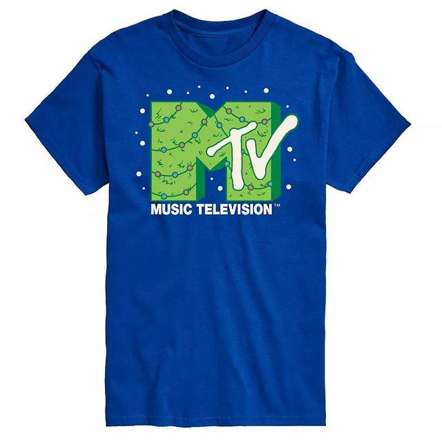 Mens MTV Christmas Tree Logo Graphic Tee Product Image