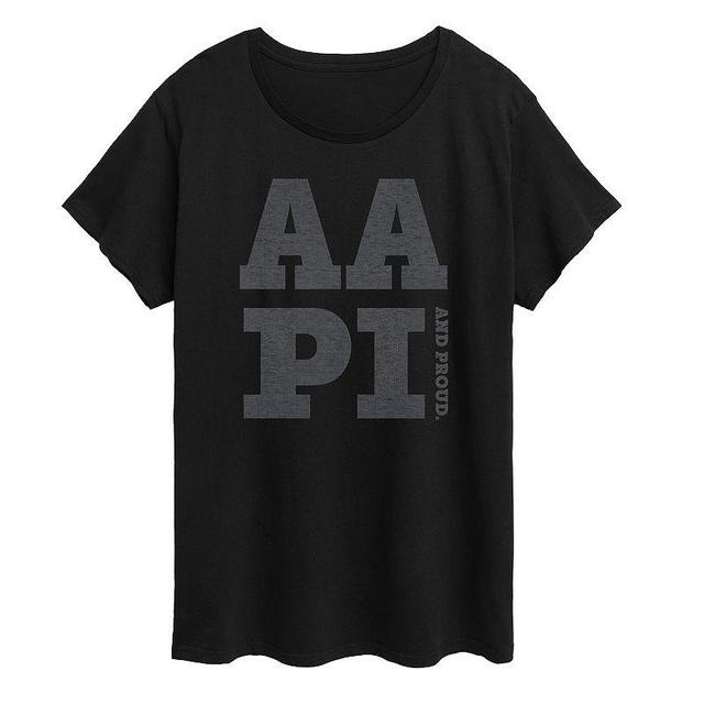 Plus AAPI And Proud Graphic Tee, Womens Product Image