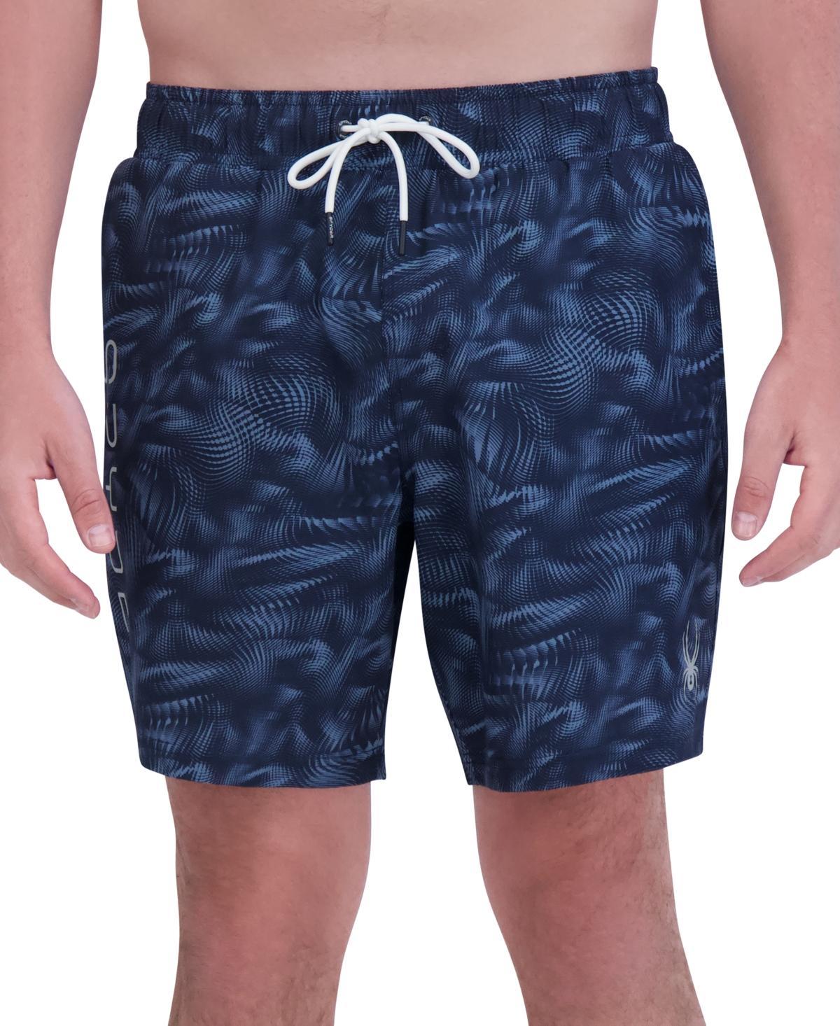 Spyder Mens Abstract Liquid Print Performance 7 Volley Shorts Product Image