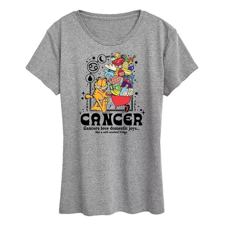 Womens Garfield Cancer Graphic Tee Product Image