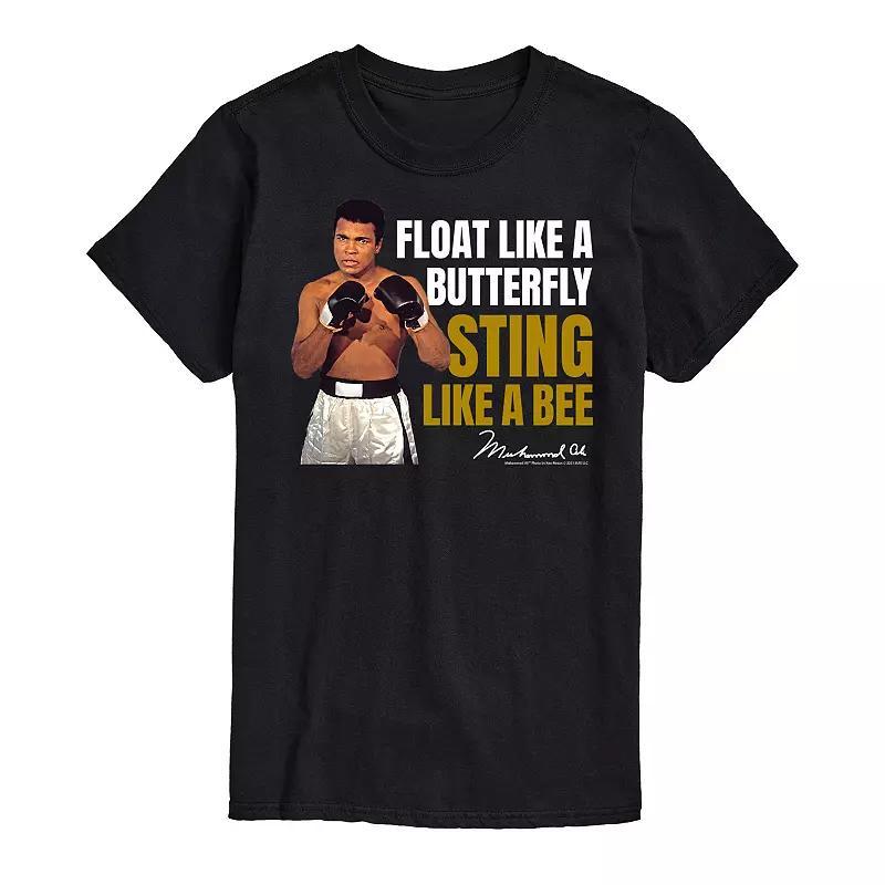 Big & Tall Muhammad Ali Float Like A Butterly Tee, Mens Product Image