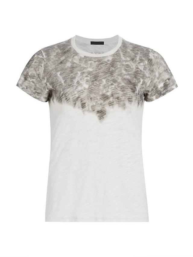 Womens Schoolboy Smoke Print T-Shirt Product Image